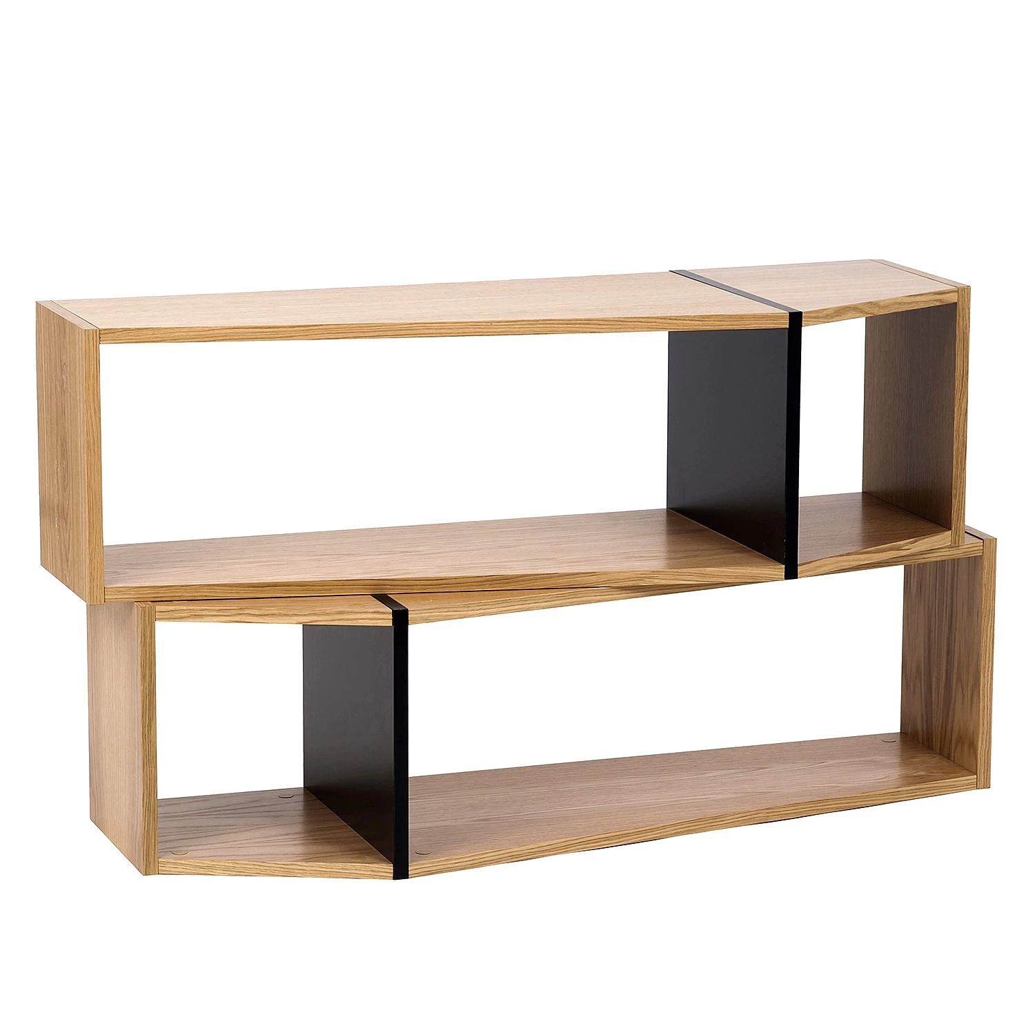 Temahome Regal One - Eiche / Schwarz 10 Temahome Regal One - Eiche / Schwarz – Bild 10