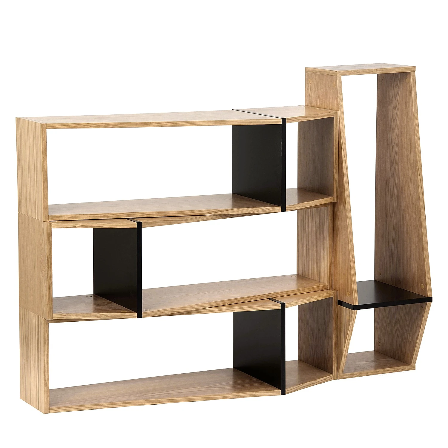 Temahome Regal One - Eiche / Schwarz 13 Temahome Regal One - Eiche / Schwarz – Bild 13