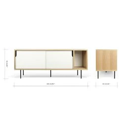 Temahome Sideboard Noa II - Weiß - Eiche 13 Temahome Sideboard Noa II - Weiß - Eiche -Wohnzimmermöbel boutique en ligne 1000172904 190426 18195900073 GALLERYIMAGES P000000001000172904
