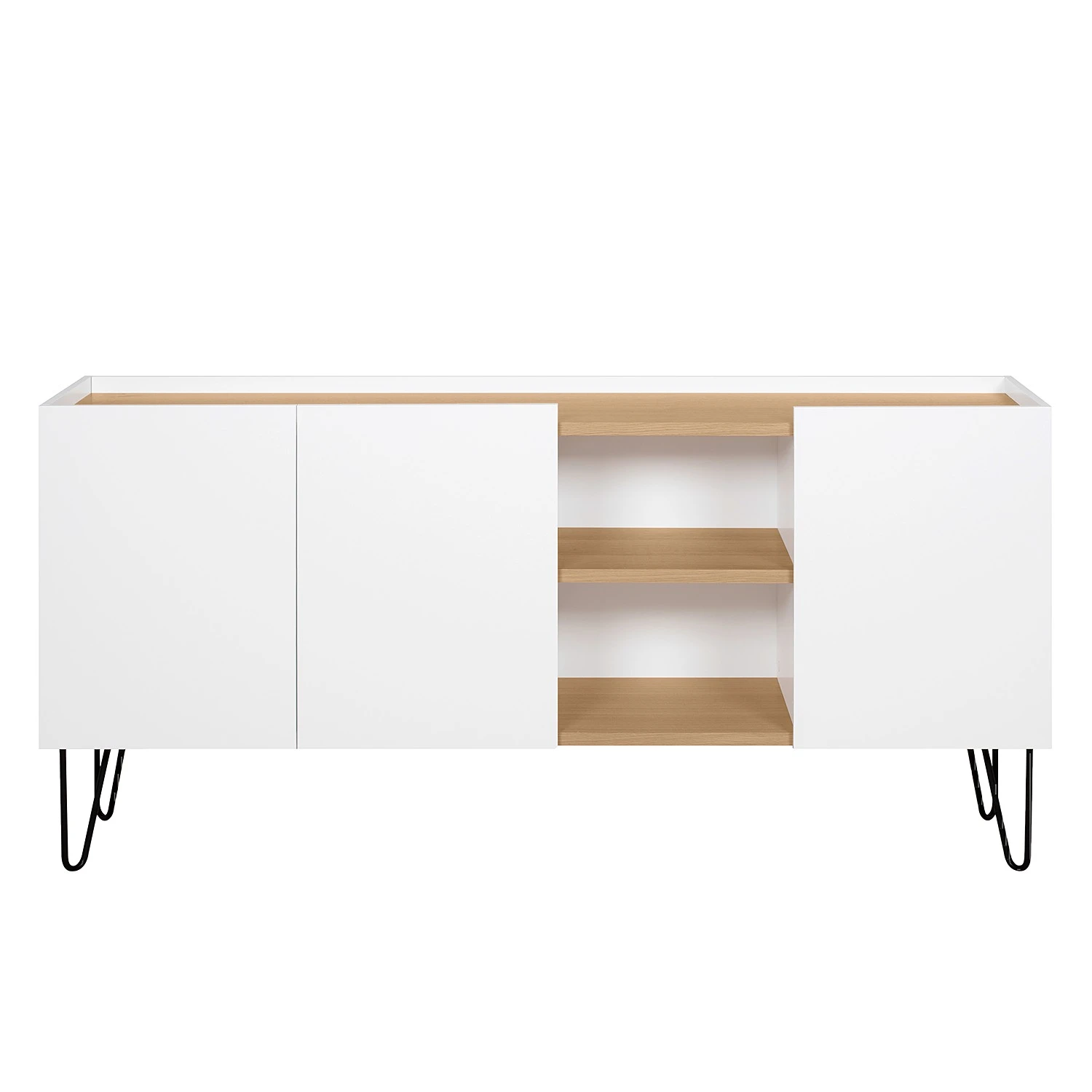 Temahome Sideboard Nina - Eiche / Weiß 4 Temahome Sideboard Nina - Eiche / Weiß – Bild 4