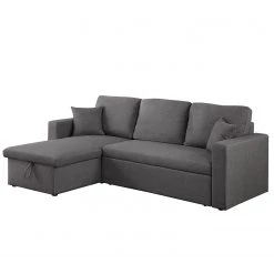 Fredriks Ecksofa Coventry I - Webstoff - Grau