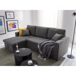 Fredriks Ecksofa Coventry I - Webstoff - Grau -Wohnzimmermöbel boutique en ligne 1000172911 210615 16461600026 DETAILS P000000001000172911