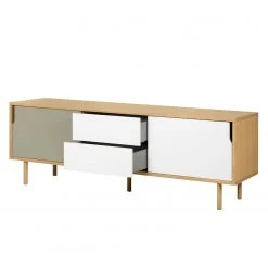 Temahome TV-Lowboard Noa III - Weiß / Steingrau -Wohnzimmermöbel boutique en ligne 1000172919 201016 13372600541 DETAILS P000000001000172919