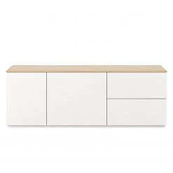 Temahome Sideboard Join I - Eiche / Weiß -Wohnzimmermöbel boutique en ligne 1000172932 201016 13402300619 DETAILS P000000001000172932