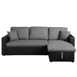 Fredriks Ecksofa Coventry II - Kunstleder/Webstoff - Grau / Schwarz -Wohnzimmermöbel boutique en ligne 1000172943 190724 16080800025 DETAILS P000000001000172943