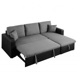 Fredriks Ecksofa Coventry II - Kunstleder/Webstoff - Grau / Schwarz -Wohnzimmermöbel boutique en ligne 1000172943 190724 16080800027 DETAILS P000000001000172943