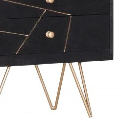 Jack & Alice Regal Towa - Akazie massiv / Metall - Schwarz / Gold -Wohnzimmermöbel boutique en ligne 1000172964 190503 07493700073 GALLERYIMAGES P000000001000172964