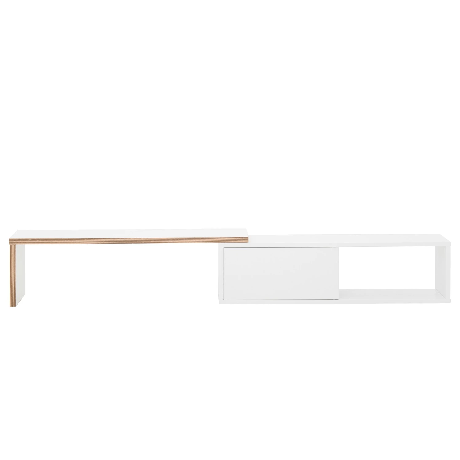 Temahome TV-Lowboard Echo - Weiß / Eiche 7 Temahome TV-Lowboard Echo - Weiß / Eiche – Bild 7