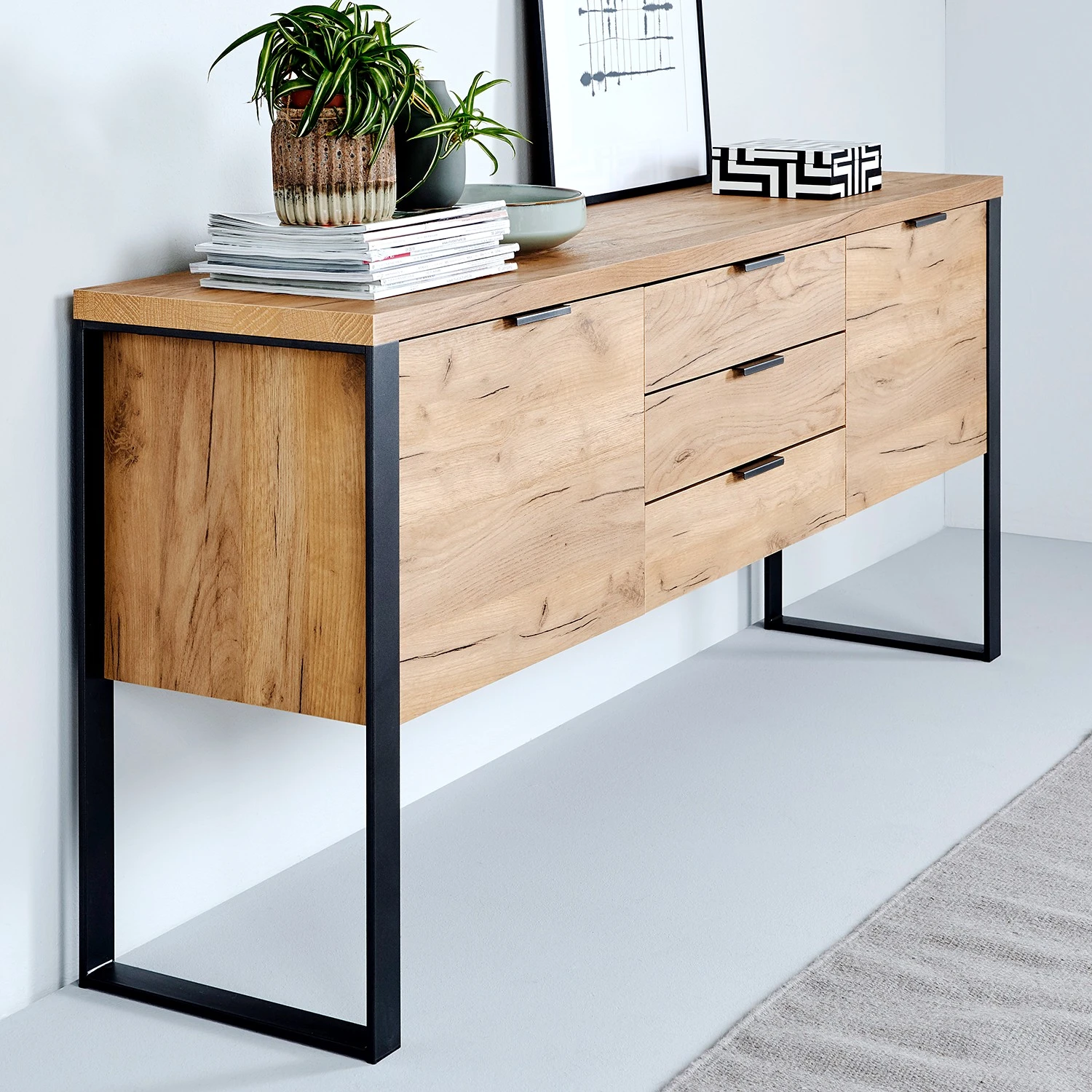 Jahnke Sideboard Loop - Eiche Dekor 2 Jahnke Sideboard Loop - Eiche Dekor – Bild 2