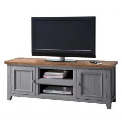 Maison Belfort Wohnwand Balignton II (3-teilig) - Kiefer massiv - Grau -Wohnzimmermöbel boutique en ligne 1000173855 211116 12501400172 DETAILS P000000001000173855