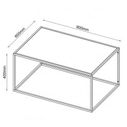 Norrwood Couchtisch Cascavel I - Metall - Schwarz -Wohnzimmermöbel boutique en ligne 1000174104 190524 15511700080 GALLERYIMAGES P000000001000174104
