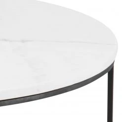Norrwood Couchtisch Rocklea I - Marmor / Metall - Marmor Weiß / Schwarz -Wohnzimmermöbel boutique en ligne 1000174116 190524 15511900121 GALLERYIMAGES P000000001000174116