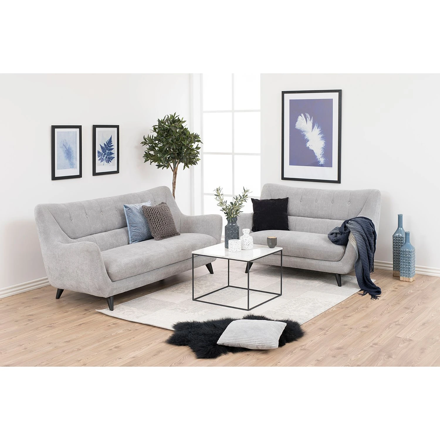 Norrwood Couchtisch Rocklea II - Marmor / Metall - Marmor Weiß / Schwarz 2 Norrwood Couchtisch Rocklea II - Marmor / Metall - Marmor Weiß / Schwarz – Bild 2