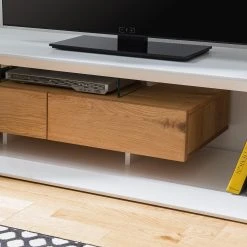 Fredriks TV-Lowboard Hensies - Matt Weiß / Asteiche 23 Fredriks TV-Lowboard Hensies - Matt Weiß / Asteiche -Wohnzimmermöbel boutique en ligne 1000174305 200117 07244800004 DETAILS P000000001000174305