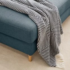 Mørteens Recamiere Hillarys II - Webstoff - Blaugrau - Breite: 110 cm - Armlehne davorstehend rechts -Wohnzimmermöbel boutique en ligne 1000174353 211203 10134300466 DETAILS P000000001000174353