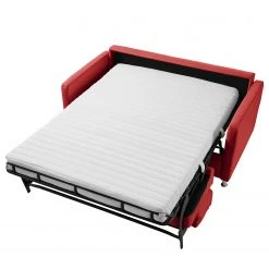 Fredriks Schlafsofa Lierde I - Echtleder - Rot - Breite: 155 cm - Mit Armlehnen 21 Fredriks Schlafsofa Lierde I - Echtleder - Rot - Breite: 155 cm - Mit Armlehnen -Wohnzimmermöbel boutique en ligne 1000174393 190731 13422200587 DETAILS P000000001000174393