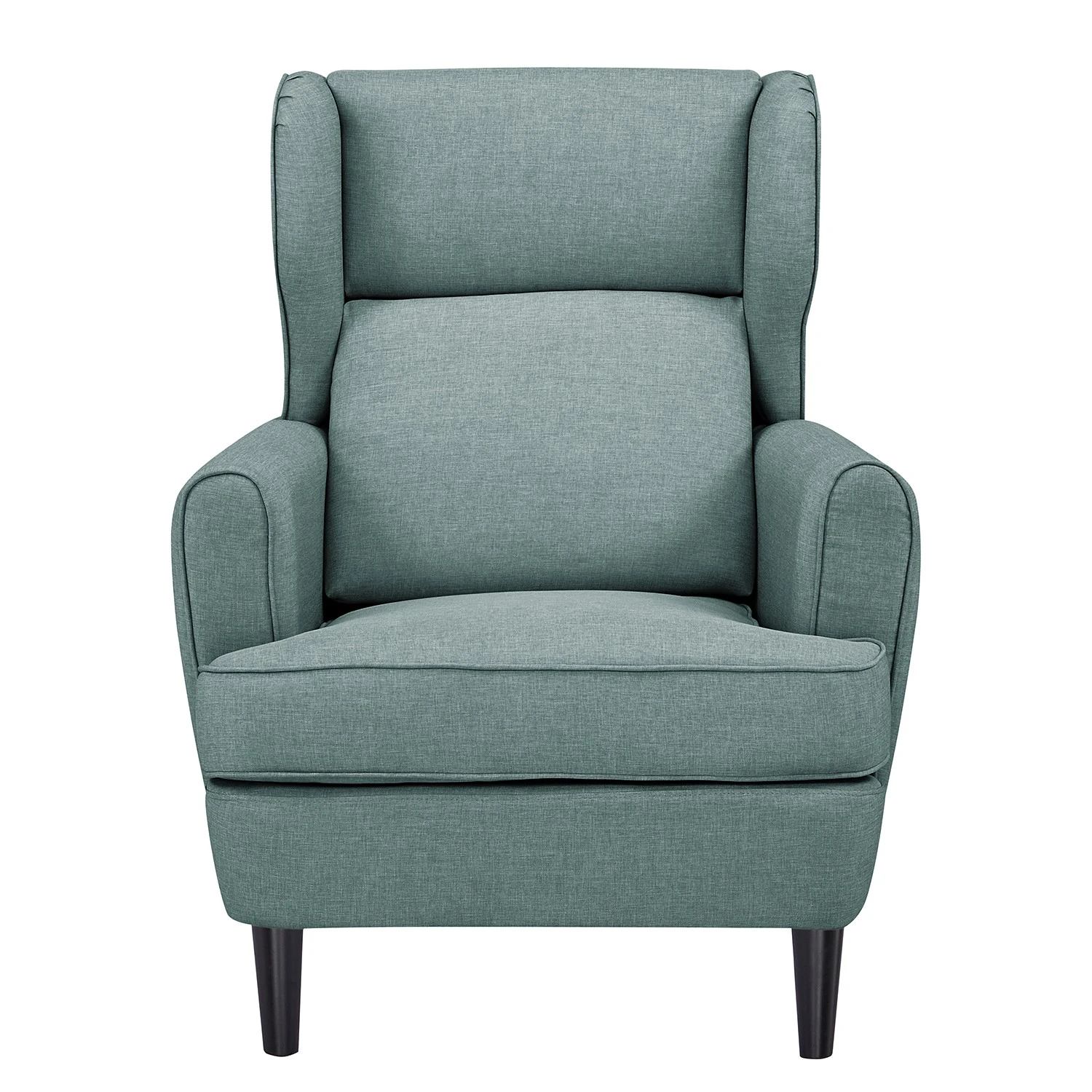 Maison Belfort Ohrensessel Boddin I - Webstoff - Blaugrau 4 Maison Belfort Ohrensessel Boddin I - Webstoff - Blaugrau – Bild 4