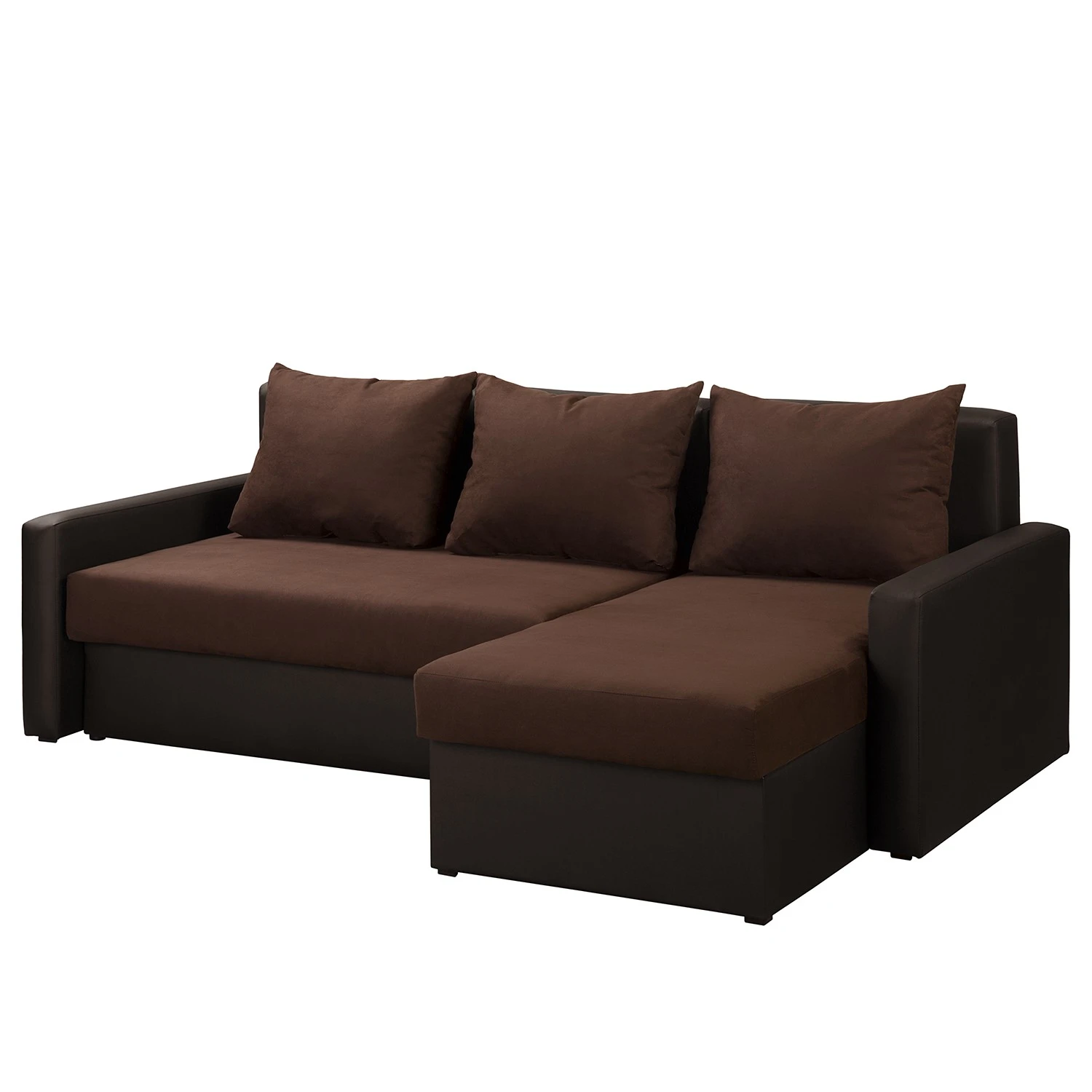 Fredriks Ecksofa Kardinya - Kunstleder / Microfaser - Dunkelbraun - Longchair davorstehend rechts 9 Fredriks Ecksofa Kardinya - Kunstleder / Microfaser - Dunkelbraun - Longchair davorstehend rechts – Bild 9