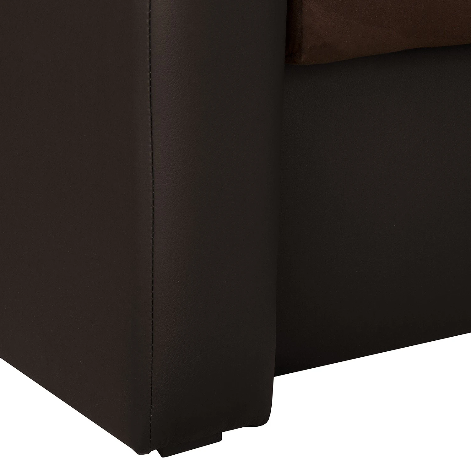 Fredriks Ecksofa Kardinya - Kunstleder / Microfaser - Dunkelbraun - Longchair davorstehend rechts 17 Fredriks Ecksofa Kardinya - Kunstleder / Microfaser - Dunkelbraun - Longchair davorstehend rechts – Bild 17