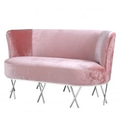 Velvet Studio Sofa Linares - Samt - Rosé