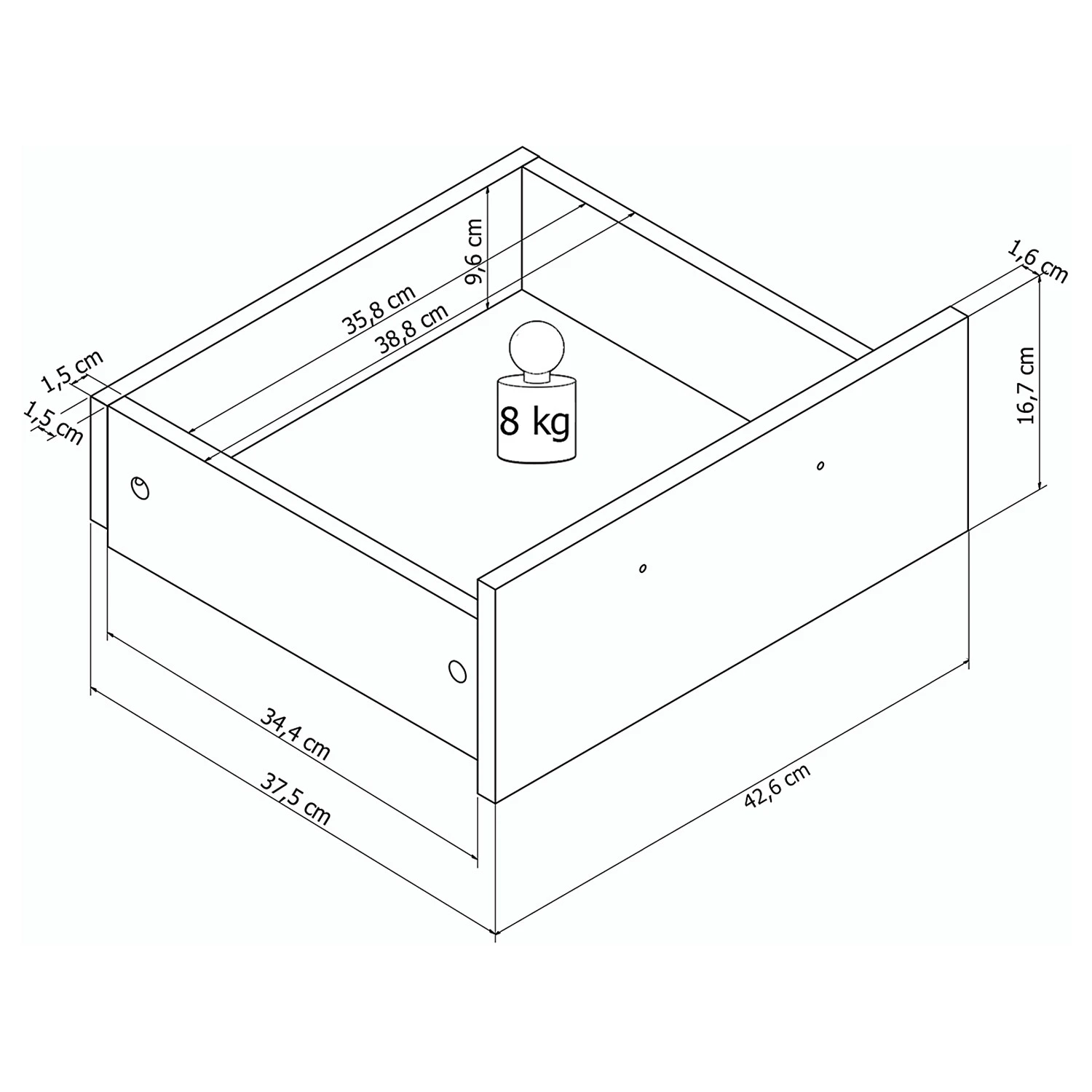 Loftscape Kommode Stokka - Schwarz 6 Loftscape Kommode Stokka - Schwarz – Bild 6