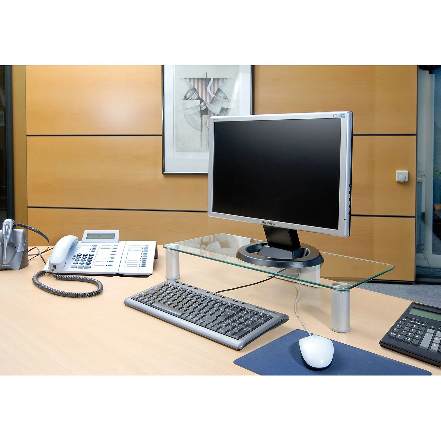 VCM TV-Aufsatz Parco - Glas 2 VCM TV-Aufsatz Parco - Glas – Bild 2