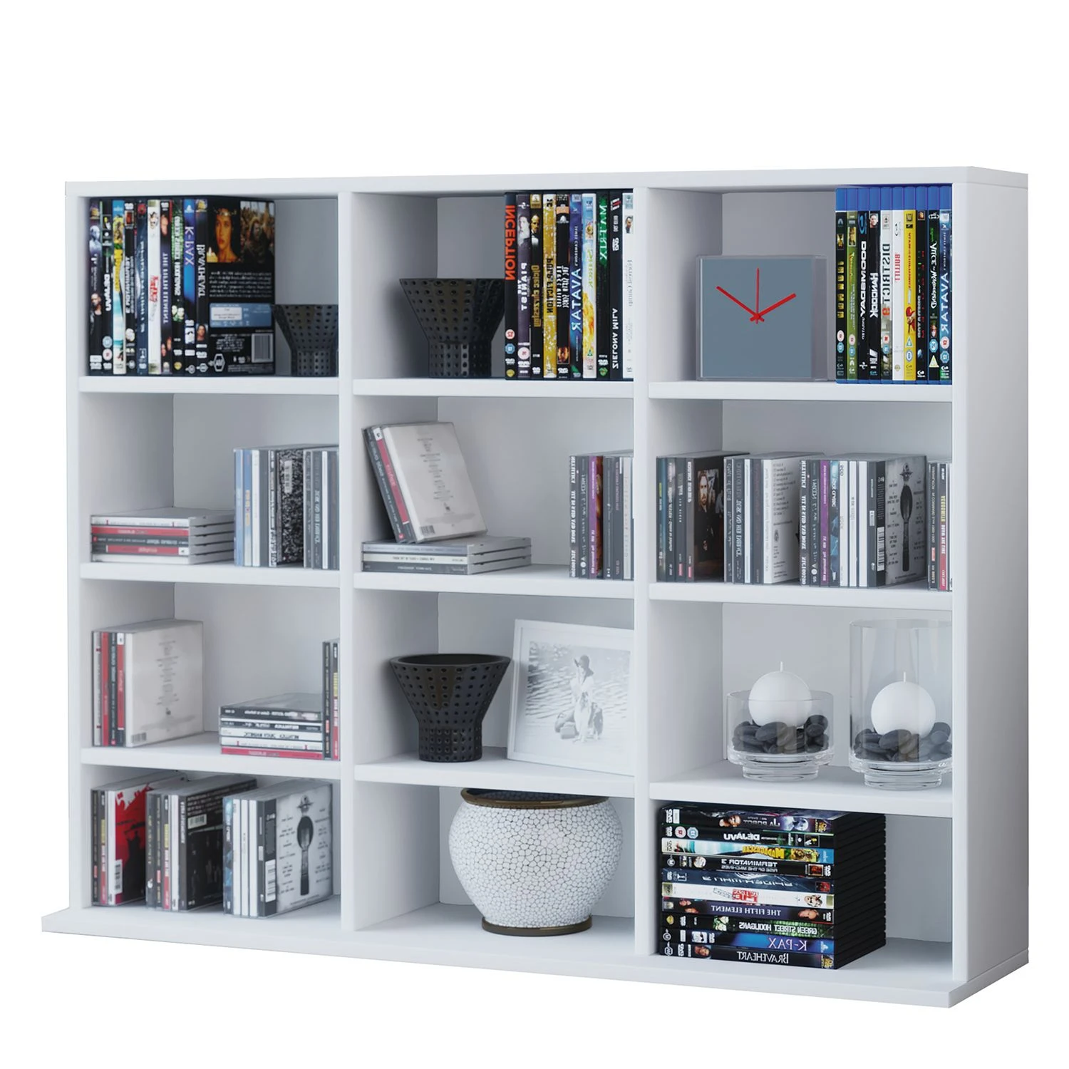 VCM Regal Megosa - Weiß - Höhe: 83 cm 1 VCM Regal Megosa - Weiß - Höhe: 83 cm