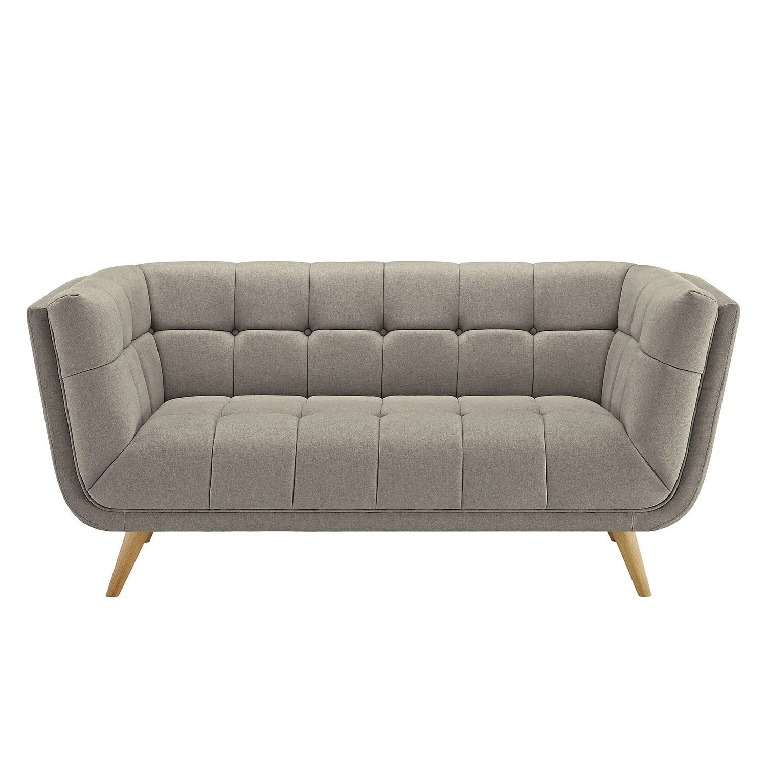 Mørteens Sofa Cameta (2-Sitzer) - Webstoff - Grau 5 Mørteens Sofa Cameta (2-Sitzer) - Webstoff - Grau – Bild 5