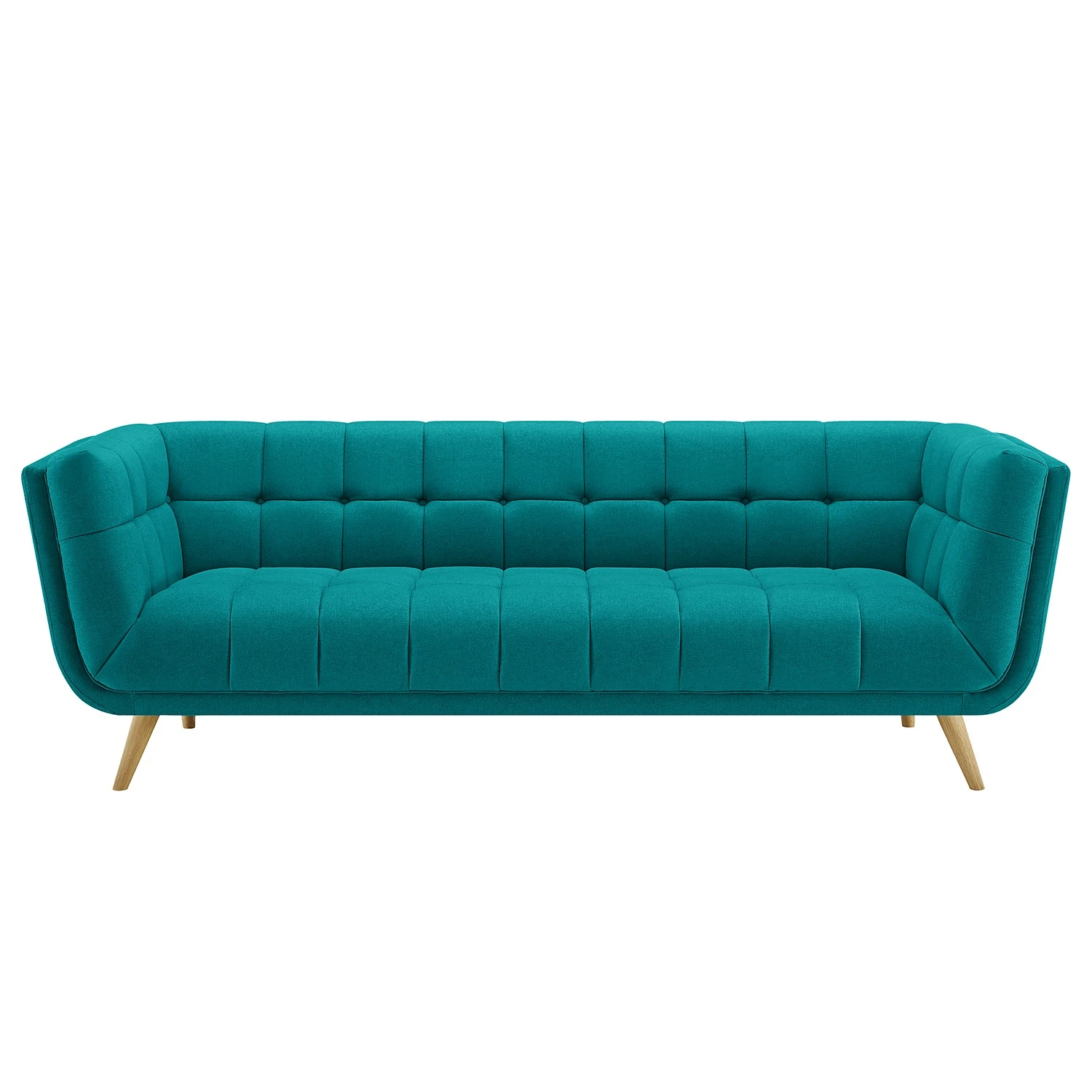 Mørteens Sofa Cameta (3-Sitzer) - Webstoff - Türkis 5 Mørteens Sofa Cameta (3-Sitzer) - Webstoff - Türkis – Bild 5