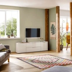 Maja Möbel TV-Lowboard Trend - Glas - Weiß -Wohnzimmermöbel boutique en ligne 1000176514 190607 14492400002 MOOD GALLERYIMAGES P000000001000176514 mood