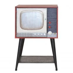 Red Living Kommode Urca - Metall - Mehrfarbig