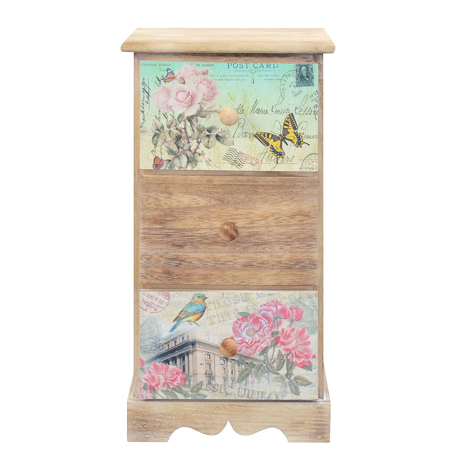 Ridgevalley Kommode Skjern - Paulownia teilmassiv - Warmes Beige - Höhe: 60 cm 2 Ridgevalley Kommode Skjern - Paulownia teilmassiv - Warmes Beige - Höhe: 60 cm – Bild 2