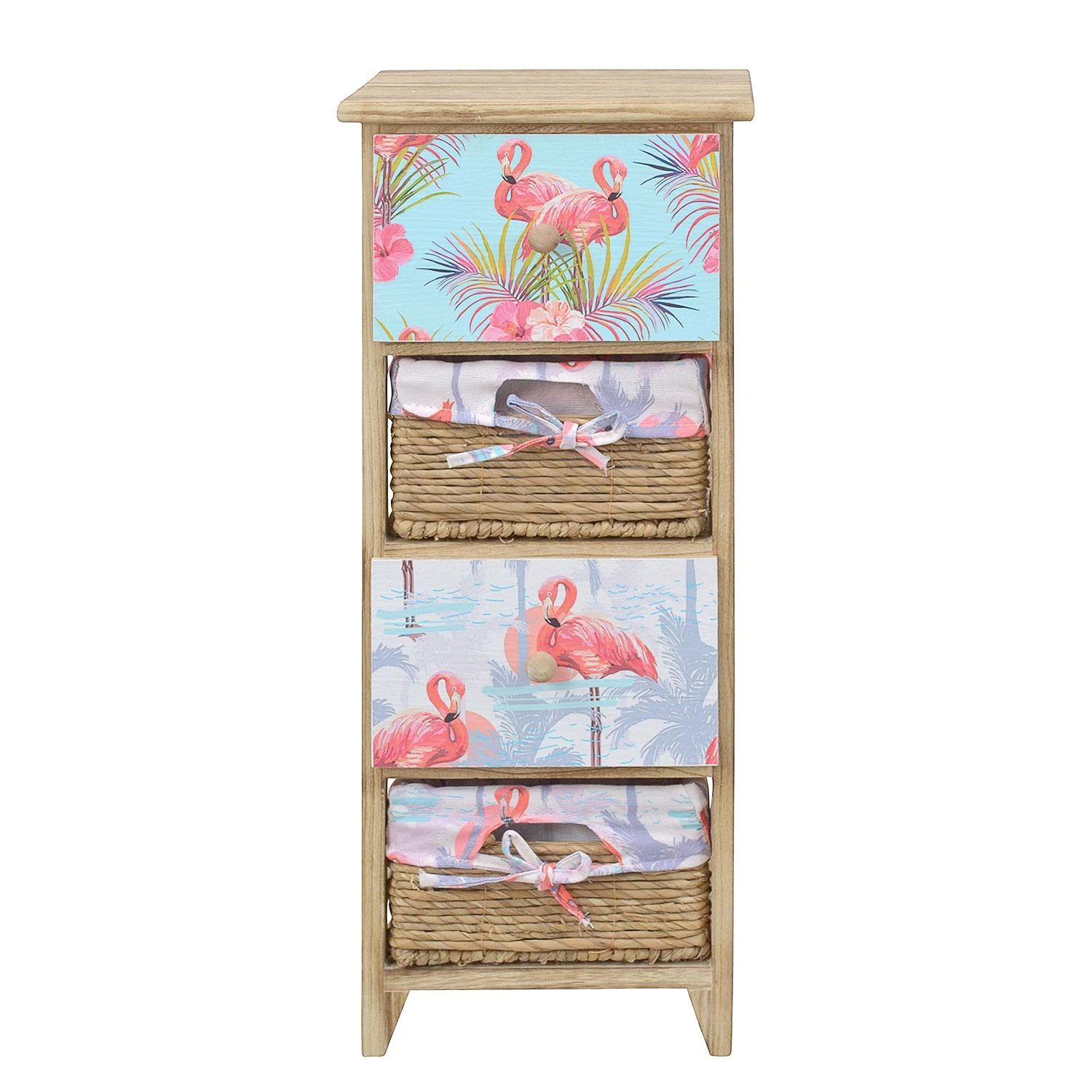 Ridgevalley Kommode Dabel - Paulownia teilmassiv - Braun / Mehrfarbig - Höhe: 74 cm 2 Ridgevalley Kommode Dabel - Paulownia teilmassiv - Braun / Mehrfarbig - Höhe: 74 cm – Bild 2