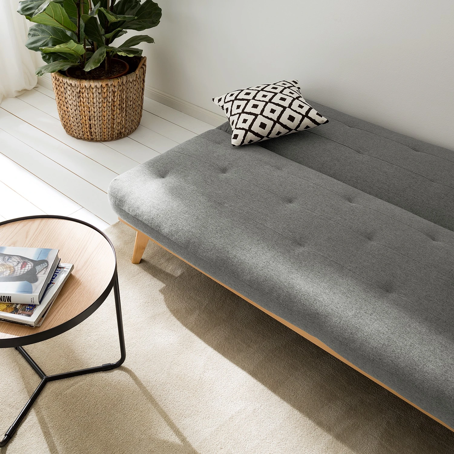 Fredriks Schlafsofa Lubei - Webstoff - Grau 11 Fredriks Schlafsofa Lubei - Webstoff - Grau – Bild 11