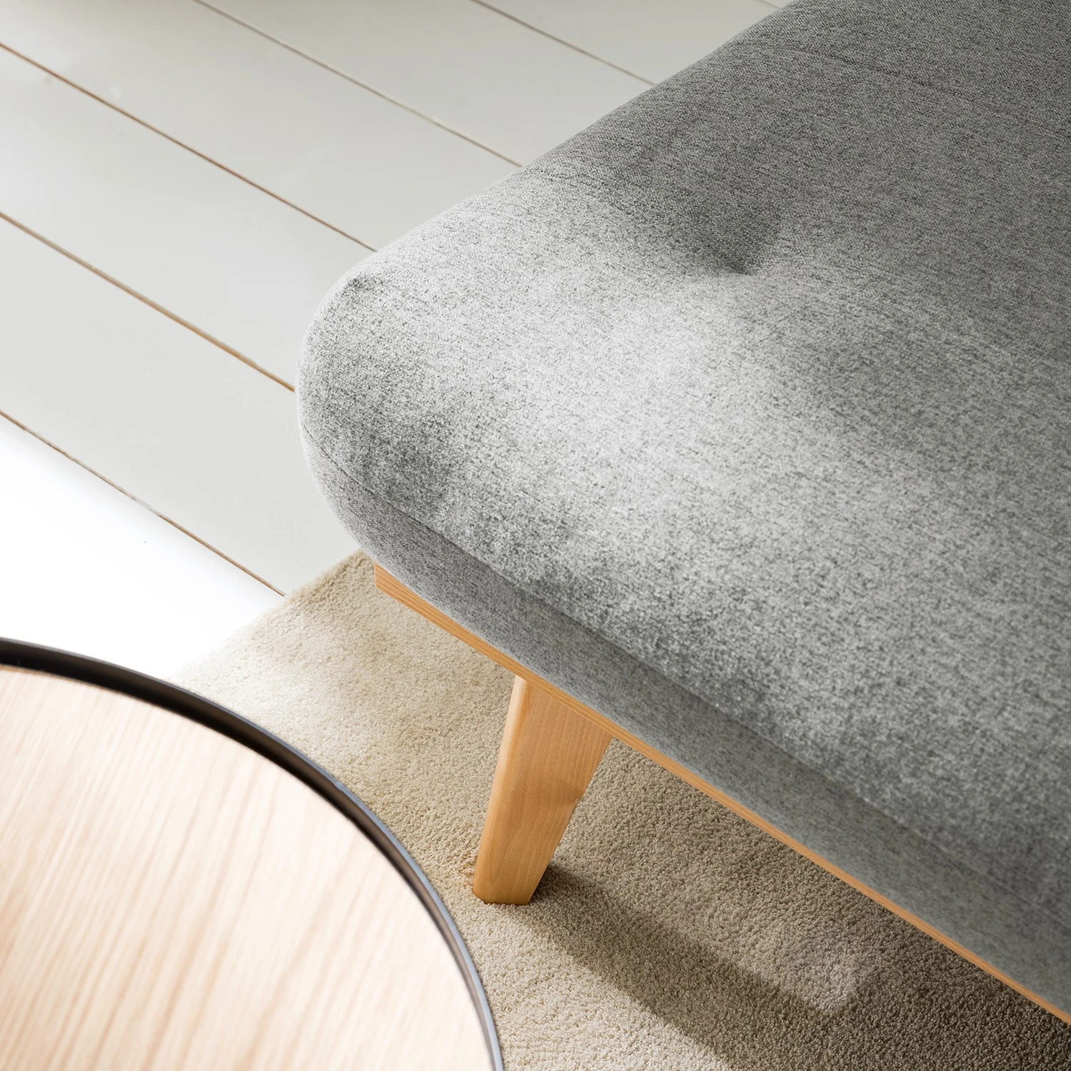 Fredriks Schlafsofa Lubei - Webstoff - Grau 12 Fredriks Schlafsofa Lubei - Webstoff - Grau – Bild 12