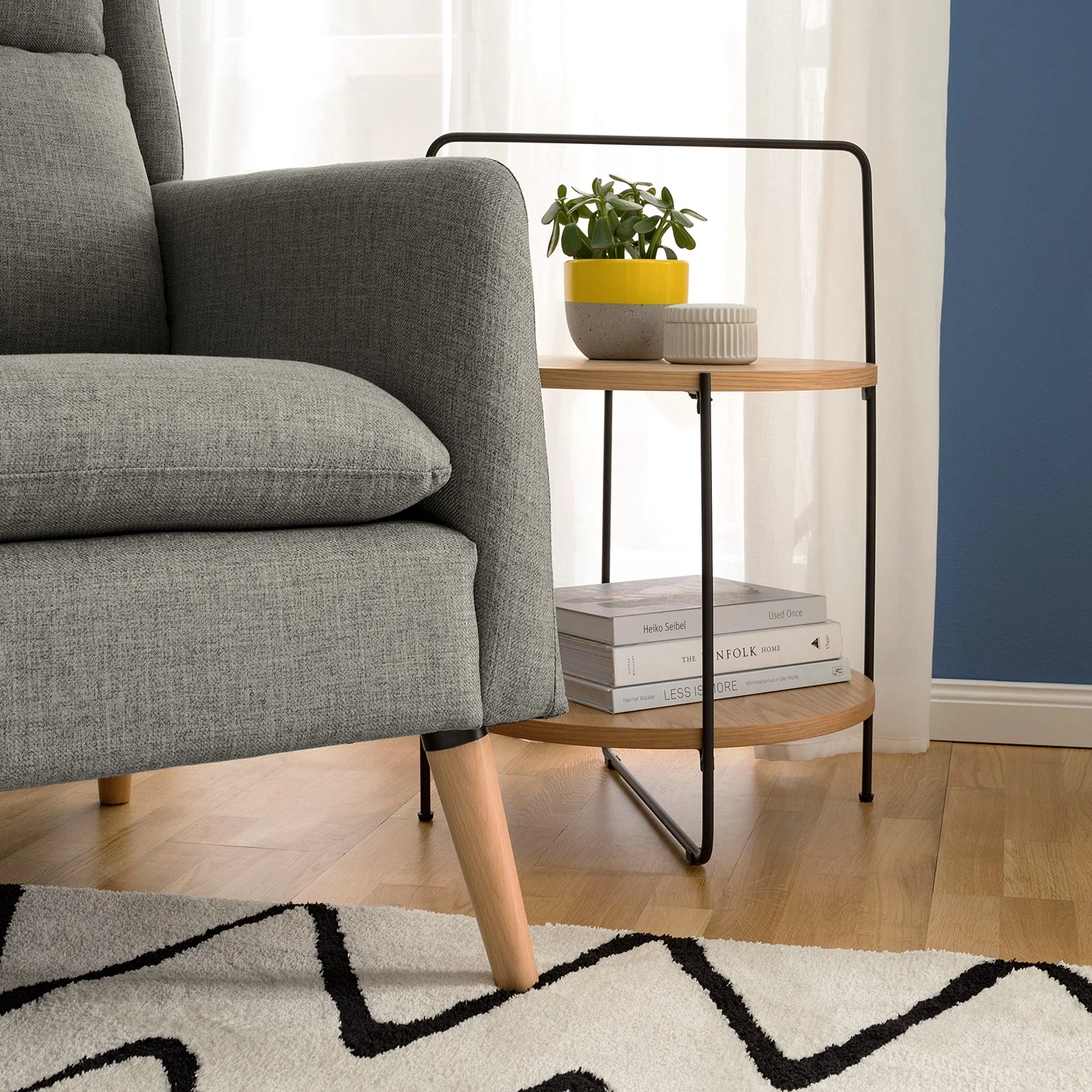 Mørteens Sessel Goor - Webstoff - Grau 9 Mørteens Sessel Goor - Webstoff - Grau – Bild 9