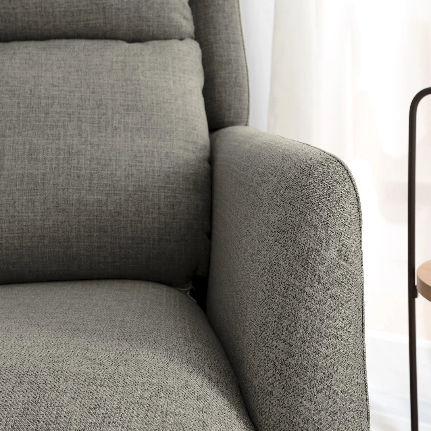 Mørteens Sessel Goor - Webstoff - Grau 10 Mørteens Sessel Goor - Webstoff - Grau – Bild 10