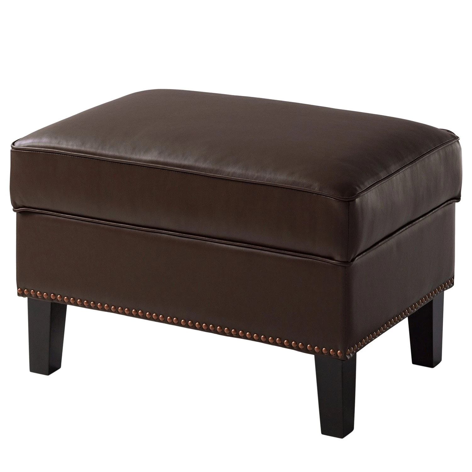 Maison Belfort Polsterhocker Migron - Kunstleder - Braun 1 Maison Belfort Polsterhocker Migron - Kunstleder - Braun