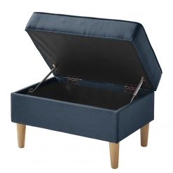 Mørteens Polsterhocker Boddin I - Webstoff - Jeansblau -Wohnzimmermöbel boutique en ligne 1000176674 201026 16355600080 DETAILS P000000001000176674