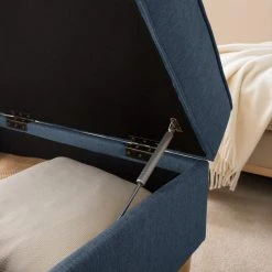 Mørteens Polsterhocker Boddin I - Webstoff - Jeansblau -Wohnzimmermöbel boutique en ligne 1000176674 210504 13363900057 DETAILS P000000001000176674