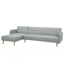 Mørteens Ecksofa Daru I - Webstoff - Lichtgrau