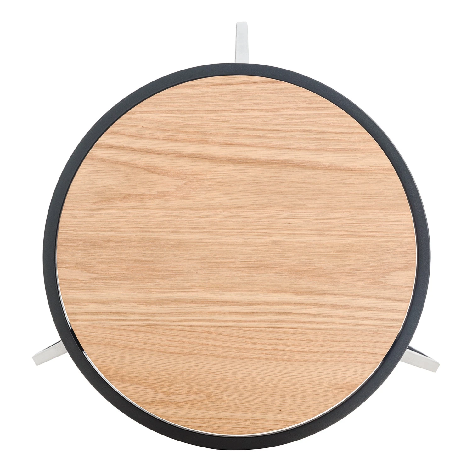 Mørteens Beistelltisch Beerse - Echtholzfurnier - Eiche / Schwarz 6 Mørteens Beistelltisch Beerse - Echtholzfurnier - Eiche / Schwarz – Bild 6