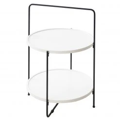 Mørteens Beistelltisch Luki - Matt Weiß / Schwarz -Wohnzimmermöbel boutique en ligne 1000176753 191129 08181500063 DETAILS P000000001000176753