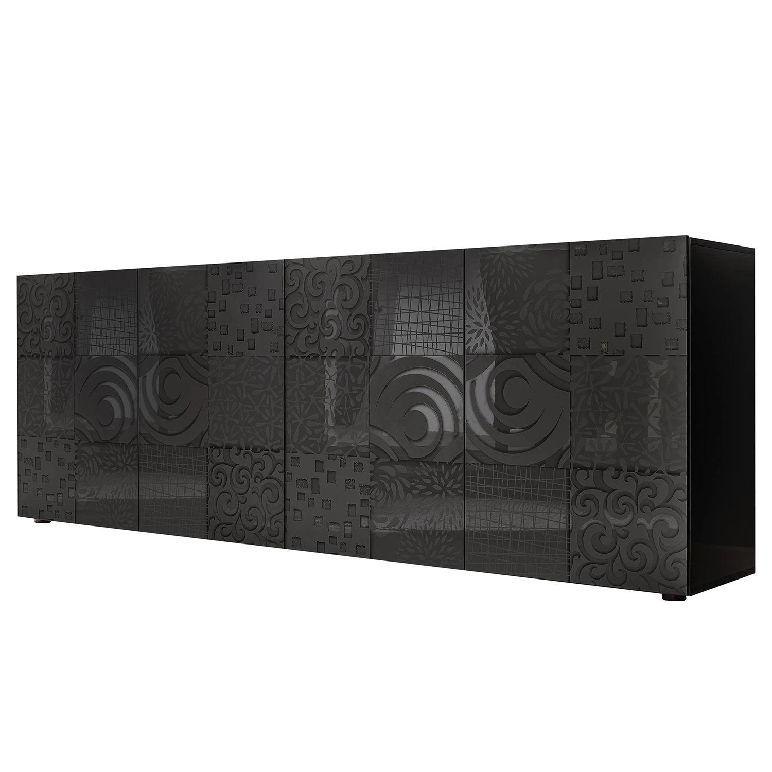 LC Spa Sideboard Miro - Anthrazit - Breite: 241 cm 1 LC Spa Sideboard Miro - Anthrazit - Breite: 241 cm
