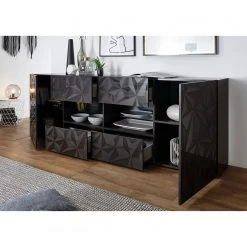 LC Spa Sideboard Prisma III - Hochglanz Anthrazit -Wohnzimmermöbel boutique en ligne 1000177661 201029 08323900242 MOOD DETAILS P000000001000177661 mood
