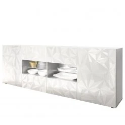 LC Spa Sideboard Prisma III - Hochglanz Weiß