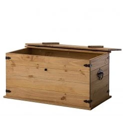 Maison Belfort Truhe Finca Rustica - Kiefer massiv - Kiefer Natur -Wohnzimmermöbel boutique en ligne 1000178021 200212 13141200025 DETAILS P000000001000178021