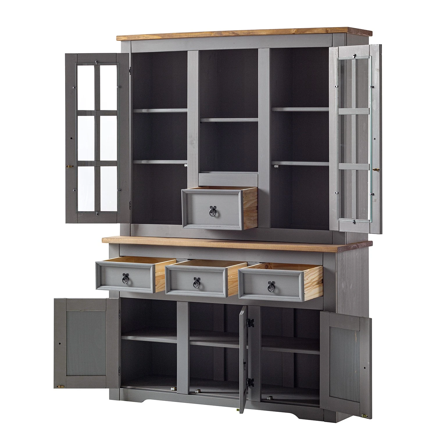 Maison Belfort Sideboard Finca Rustica - Kiefer massiv - Kiefer Grau 18 Maison Belfort Sideboard Finca Rustica - Kiefer massiv - Kiefer Grau – Bild 18