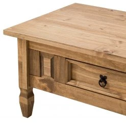 Maison Belfort Couchtisch Finca Rustica - Kiefer massiv - Kiefer Natur -Wohnzimmermöbel boutique en ligne 1000178032 200212 13141500045 DETAILS P000000001000178032