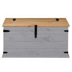 Maison Belfort Truhe Finca Rustica - Kiefer massiv - Kiefer Grau 10 Maison Belfort Truhe Finca Rustica - Kiefer massiv - Kiefer Grau -Wohnzimmermöbel boutique en ligne 1000178039 200320 14544700020 DETAILS P000000001000178039